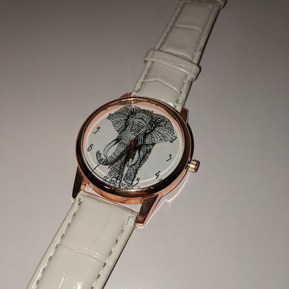 White elephant watch